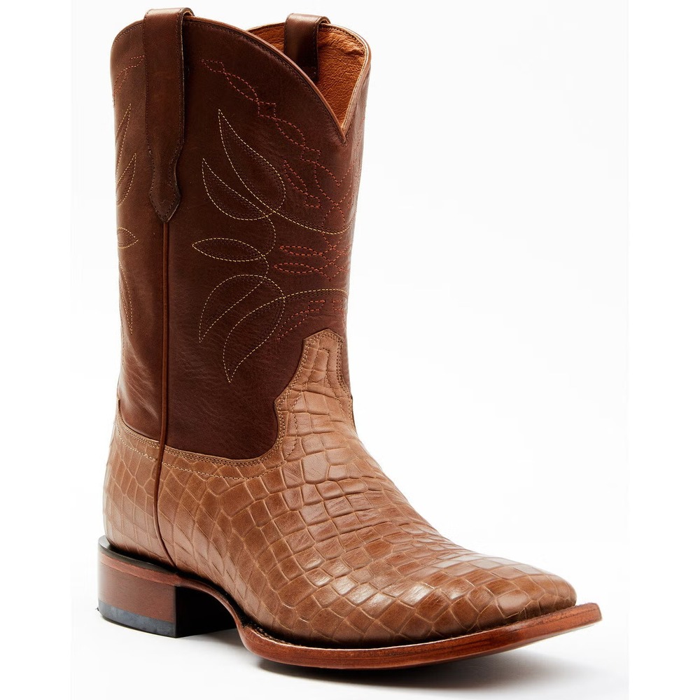 Cody James® (Men's 8 D) Exotic Honey Alligator Print Western Boots, Brown - $240
